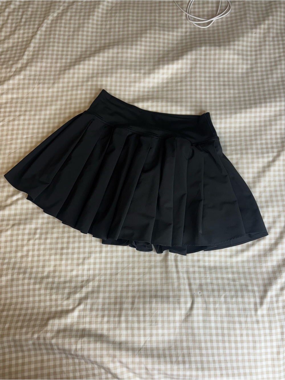 Yogalicious Black Mini Pleated Tennis Skirt